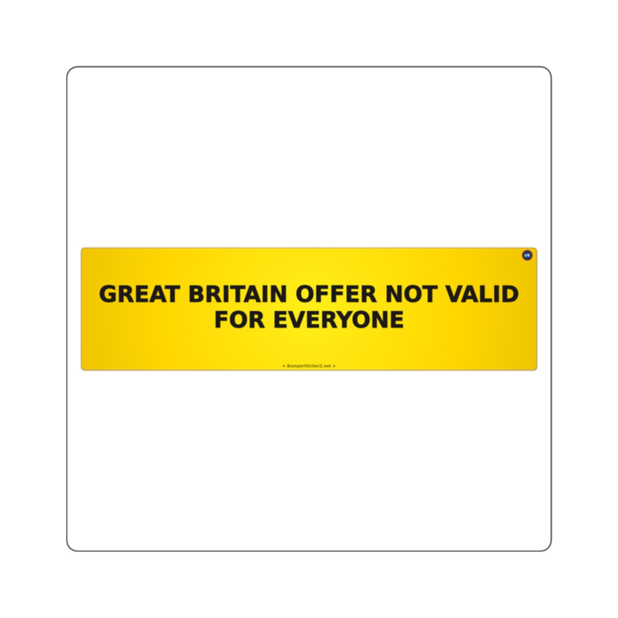 Great Britain (offer not valid for everyone)