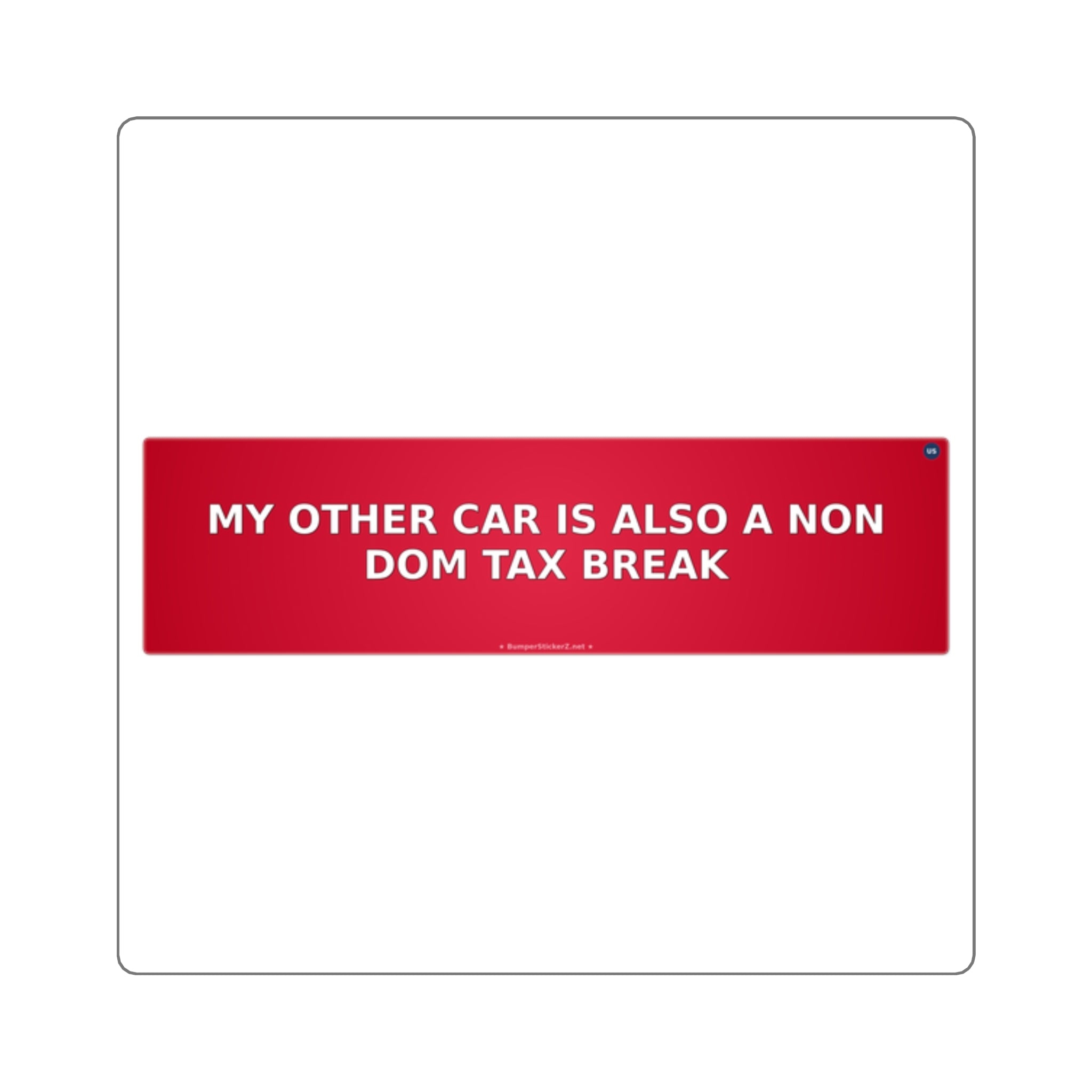 My other car is also a non-dom tax break