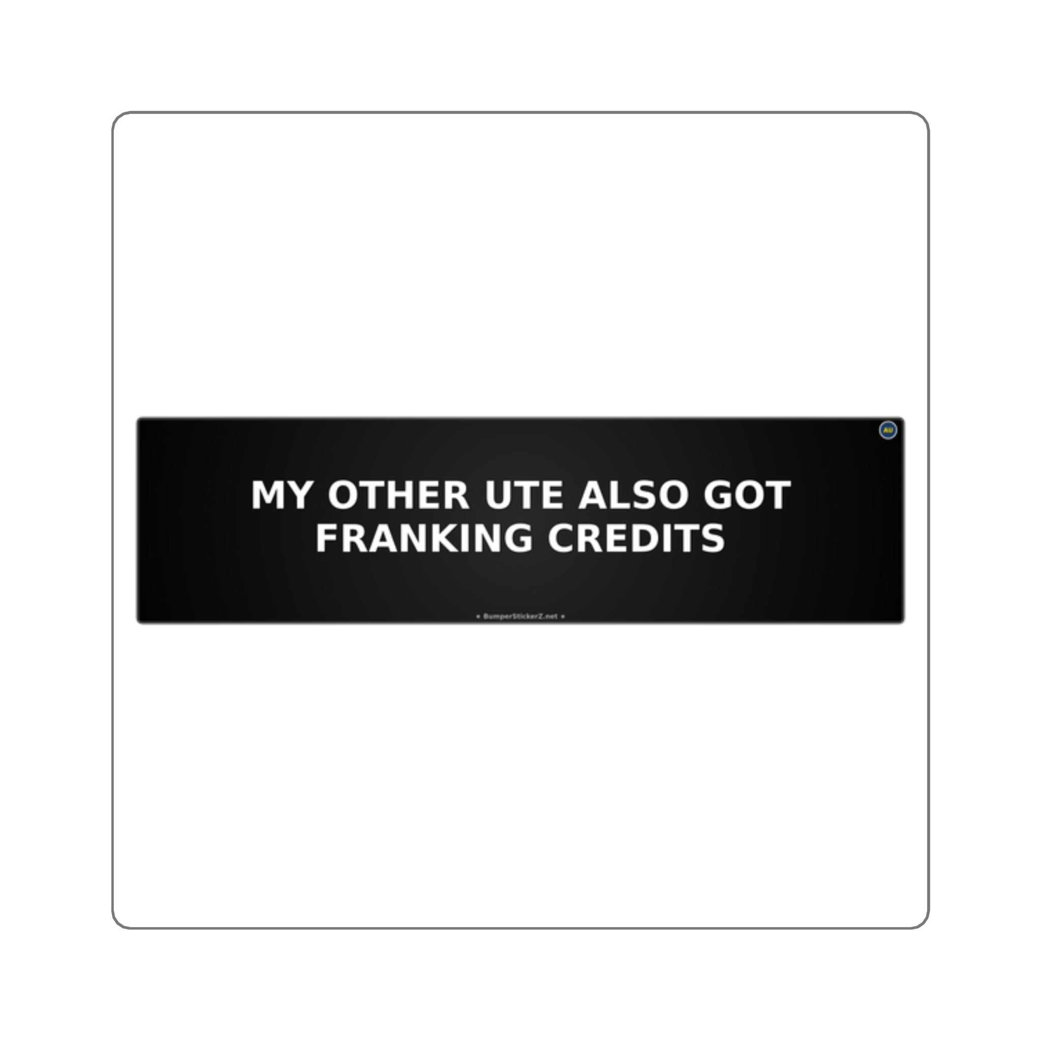 My other ute also got franking credits