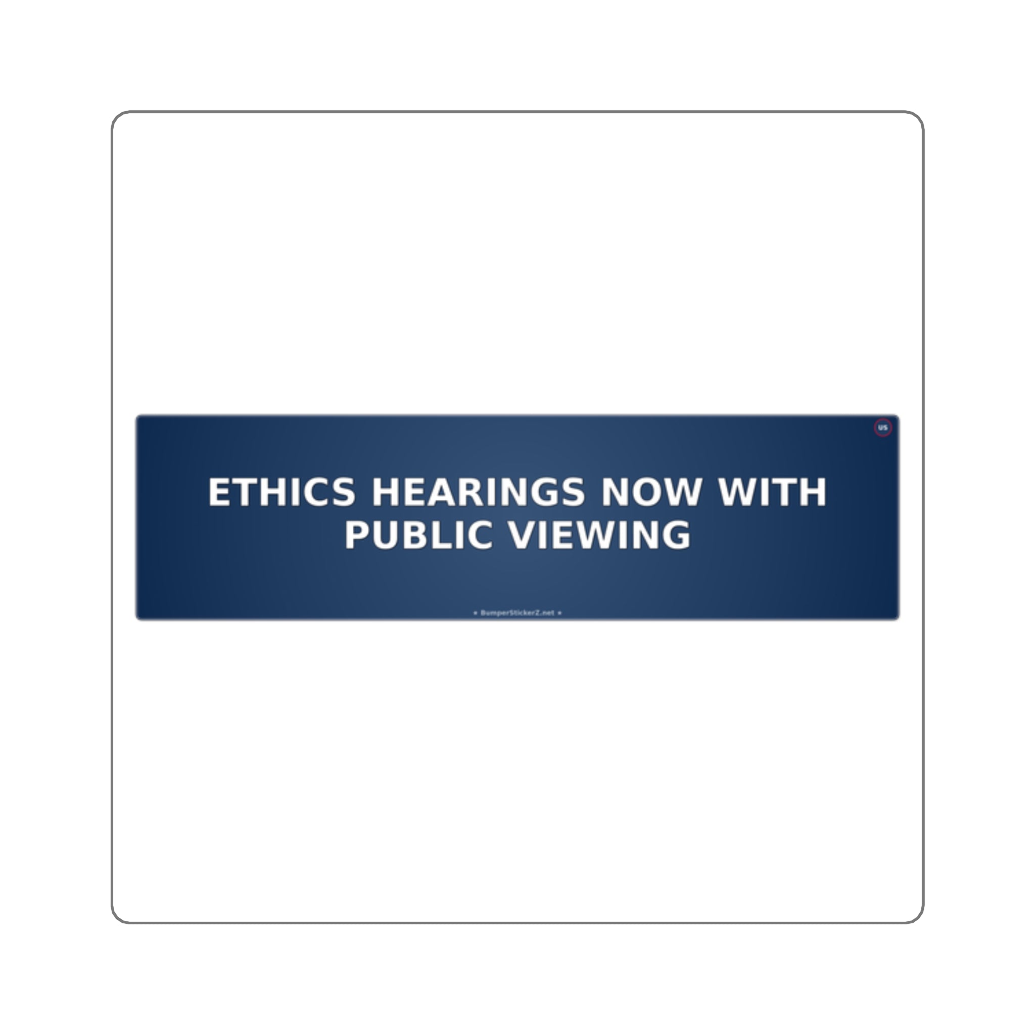 Ethics hearings: now with public viewing