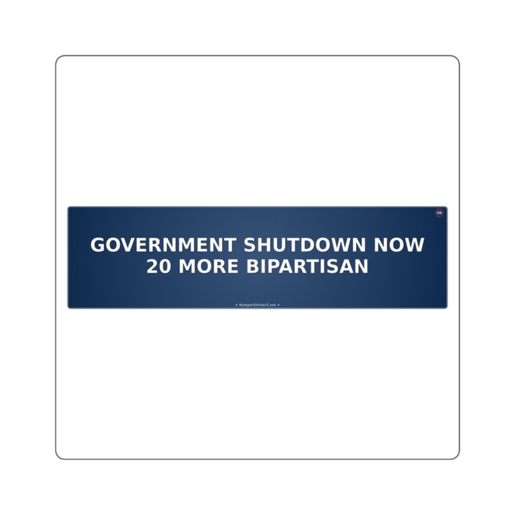 GOVERNMENT SHUTDOWN: Now 20% more bipartisan