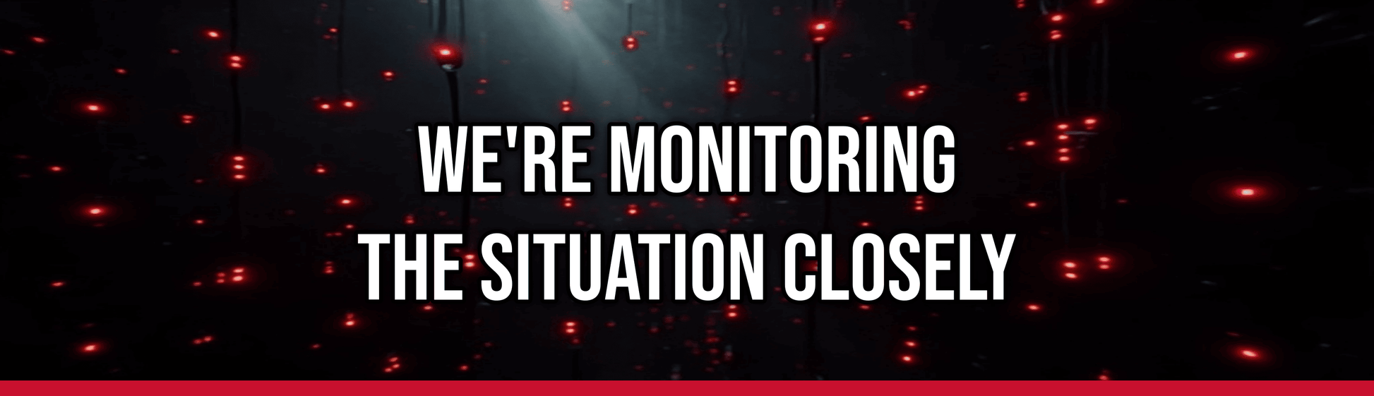 We're Monitoring the Situation Closely — Political Satire Bumper Sticker