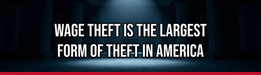 Wage Theft Is The Largest Form Of Theft In America — Political Satire Bumper Sticker