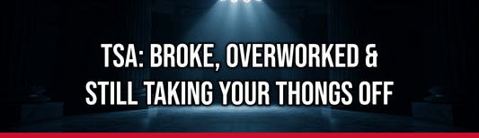 Tsa: Broke, Overworked & Still Taking Your Thongs Off — Political Satire Bumper Sticker