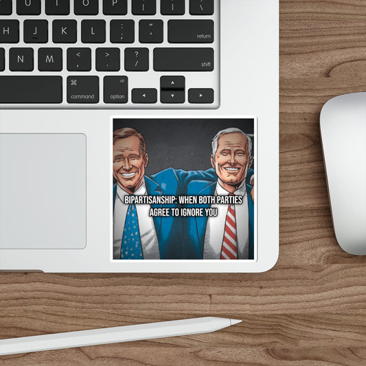 Bipartisanship: When Both Parties Agree to Ignore You (Phone Sticker)