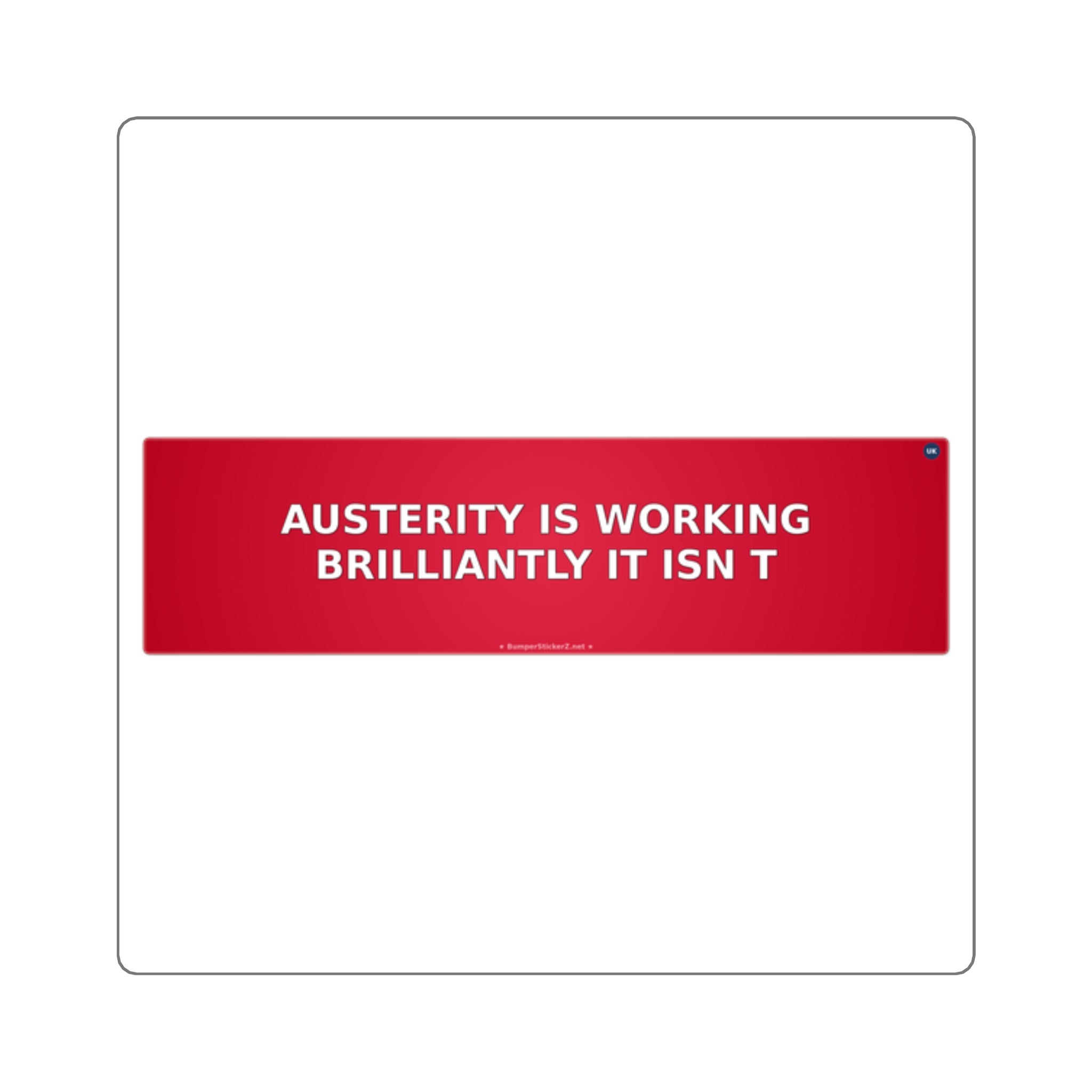 Austerity is working brilliantly (it isn't)