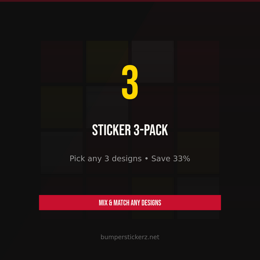 3-Pack Sticker Bundle — Pick Any 3
